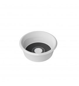 Olympia Ceramica Vinyl Umywalka okrągła wpuszczana w blat, Biały VYN4640001