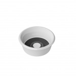 Olympia Ceramica Vinyl Umywalka okrągła wpuszczana w blat, Biały VYN4640001