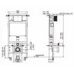 Olympia Ceramica Zbiornik podtynkowy na stelażu G90001 