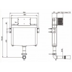 Olympia Ceramica Zbiornik podtynkowy G90004 