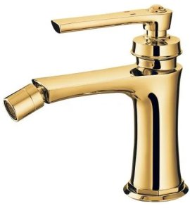 Omnires Armance Bateria bidetowa jednootworowa bez korka Złoty AM5220GL