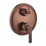 Omnires Armance Bateria wannowo-prysznicowa podtynkowa Miedź antyczna AM5237ORB