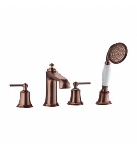 Omnires Armance Bateria wannowa 4-otworowa Miedź antyczna AM5232ORB