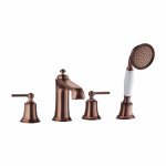 Omnires Armance Bateria wannowa 4-otworowa Miedź antyczna AM5232ORB