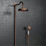 Omnires Armance Deszczownica Ø 230 mm Miedź antyczna WGARMANCEORB