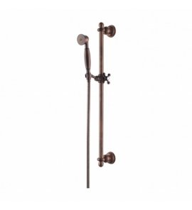 Omnires Art Deco Zestaw prysznicowy na drążku Miedź antyczna ARTDECO-SORB