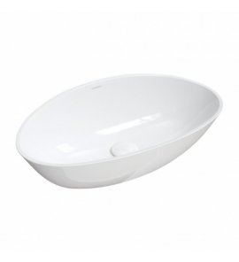 Omnires Barcelona M+ Umywalka nablatowa 60x36 cm Biały połysk BARCELONABP