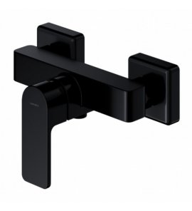 Omnires Baretti Bateria prysznicowa ścienna Czarny BA7840BL