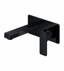 Omnires Baretti Bateria umywalkowa podtynkowy Czarny BA7815BL