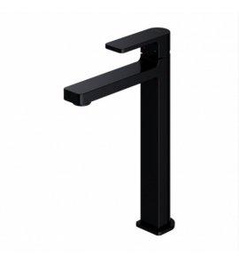 Omnires Baretti Bateria umywalkowa jednootworowa wysoka Czarny BA7812BL