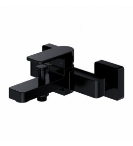 Omnires Baretti Bateria wannowa ścienna Czarny BA7830BL