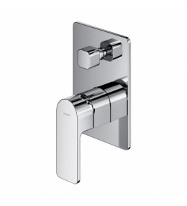 Omnires Baretti Bateria wannowo-prysznicowa podtynkowa Chrom BA7835CR