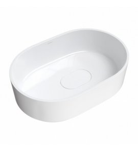 Omnires Cadence M+ Umywalka nablatowa 62x42 cm Biały połysk CADENCE620BP