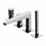 Omnires Contour Bateria wannowa 4-otworowa Chrom CT8032CR