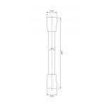 Omnires Contour Wąż prysznicowy 1500 mm Złoty 023-XGL