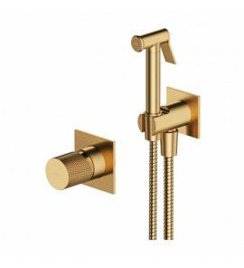 Omnires Contour Zestaw bidetowy podtynkowy Złoty szczotkowany SYSCTBI1GLB