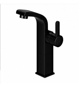 Omnires Darling Bateria umywalkowa jednootworowa wysoka bez korka Czarny DA5012BL