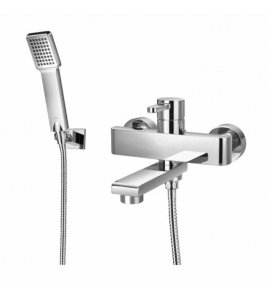 Omnires Darling Bateria wannowa ścienna z zestawem prysznicowym Chrom DA5031CR