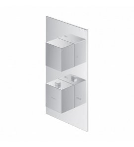 Omnires Fresh Bateria wannowo-prysznicowa termostatyczna podtynkowa 2-drożna Chrom FR7136ROCR