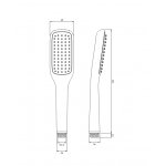 Omnires Hudson Zestaw prysznicowy punktowy Chrom HUDSONX-PCR