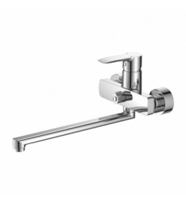 Omnires Mackenzie Bateria kuchenna ścienna z obrotową wylewką Chrom MA3218CR