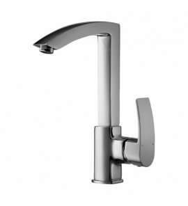 Omnires Murray Bateria kuchenna jednootworowa z obrotową wylewką Chrom MU6150CR