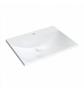 Omnires Naxos M+ Umywalka meblowa 60x46 cm Biały połysk NAXOSF600BP