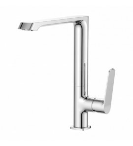 Omnires Norman Bateria kuchenna jednootworowa z obrotową wylewką Chrom NR7650CR