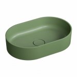   Omnires Ovo M+ Umywalka nablatowa 55x36 cm Olive OVOUNOL