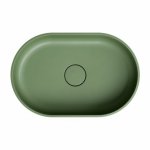   Omnires Ovo M+ Umywalka nablatowa 55x36 cm Olive OVOUNOL
