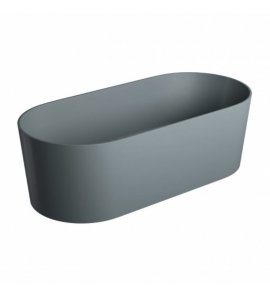 Omnires Ovo M+ Wanna wolnostojąca 160x75 cm Ash grey OVOWWAG