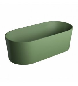 Omnires Ovo M+ Wanna wolnostojąca 160x75 cm Olive OVOWWOL