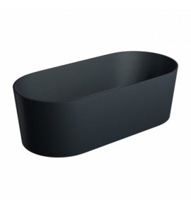 Omnires Ovo M+ Wanna wolnostojąca 160x75 cm Black lava OVOWWBLV