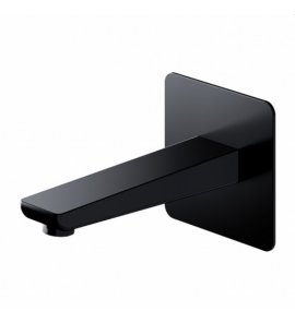 Omnires Parma Wylewka wannowa ścienna Czarny WDPARMABL