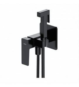 Omnires Parma Zestaw bidetowy podtynkowy Czarny SYSPMBI2BL