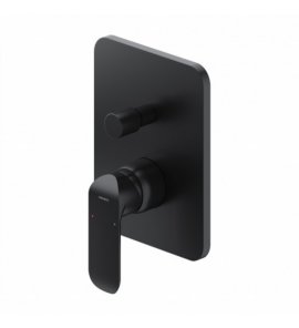 Omnires Sacramento Bateria wannowo-prysznicowa podtynkowa Czarny SC2335XBL