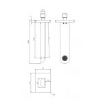 Omnires Sacramento Wylewka wannowa Chrom/Biały WDSACRAMENTOCRB