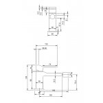Omnires Slide Bateria bidetowa jednootworowa bez korka Chrom SL7720CR