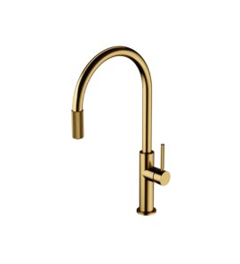 Omnires Switch Bateria kuchenna do podłączenia zestawu filtrującego Złoty szczotkowany SW9057GLB