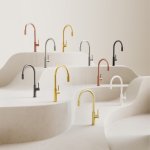 Omnires Switch Bateria kuchenna z zestawem filtrującym Miedź szczotkowana SW9057-FD1CPB