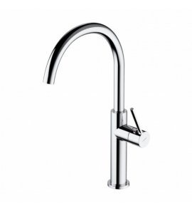 Omnires Tula Bateria kuchenna jednootworowa z obrotową wylewką Chrom TL6050CR