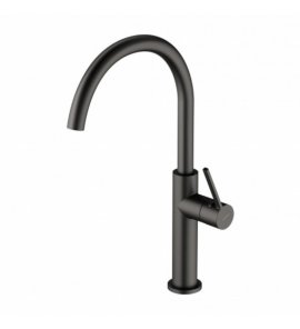 Omnires Tula Bateria kuchenna jednootworowa z obrotową wylewką Grafit TL6050GR