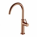 Omnires Tula Bateria kuchenna jednootworowa z obrotową wylewką Miedź szczotkowana TL6050CPB