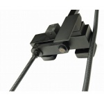 OPTIMA Zestaw wannowo-natryskowy z deszczownicą Czarny AL1844518NS