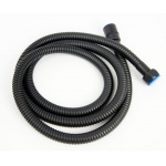 OPTIMA Zestaw wannowo-natryskowy z deszczownicą Czarny AL1844518NS