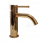 Paffoni Light Bateria umywalkowa jednootworowa bez korka różowe złoto LIG071ROSE WYPRZEDAŻ EKSPOZYCJI!!