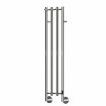 P.M.H Bosse Suszarka elektryczna 33x123 polerowana stal nierdzewna BO1SS