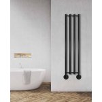 P.M.H Bosse Suszarka elektryczna 33x123 czarny mat BO1BA