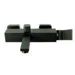 QATRO Zestaw wannowo-natryskowy z deszczownicą Czarny AL1844517NS