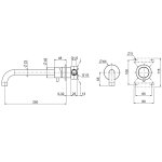 QuadroDesign Source Bateria umywalkowa podtynkowa brushed stainless steel 1314.00AS